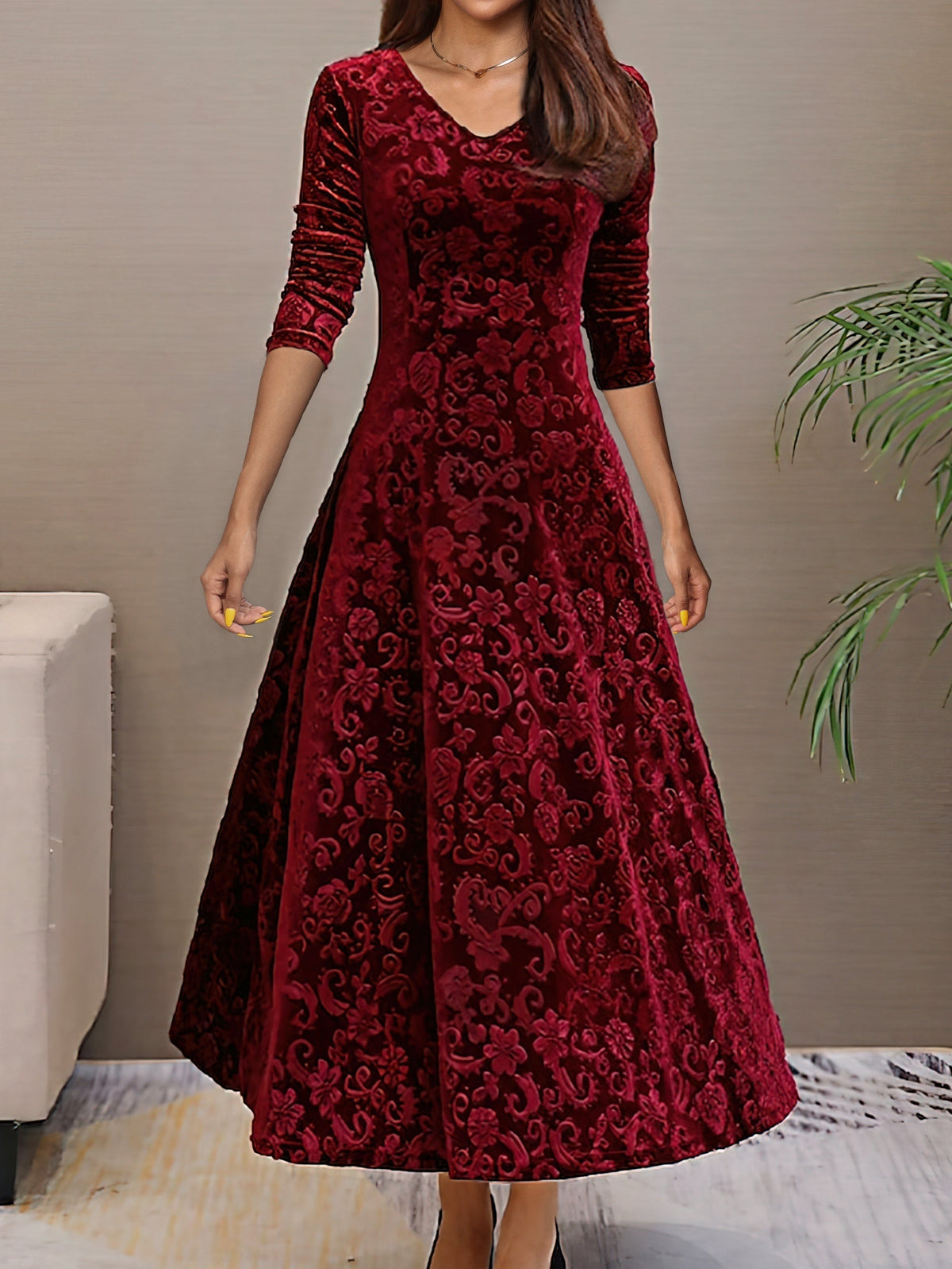 Denise | Sukienka Velvet Elegance