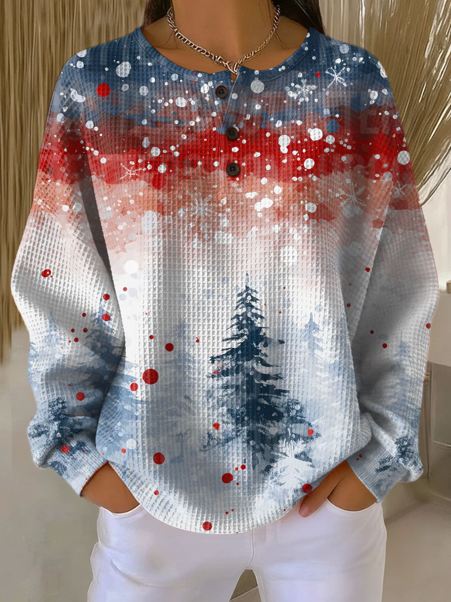 Alva™ | Weihnachts-Sweatshirt mit weichem Kiefer-Motiv