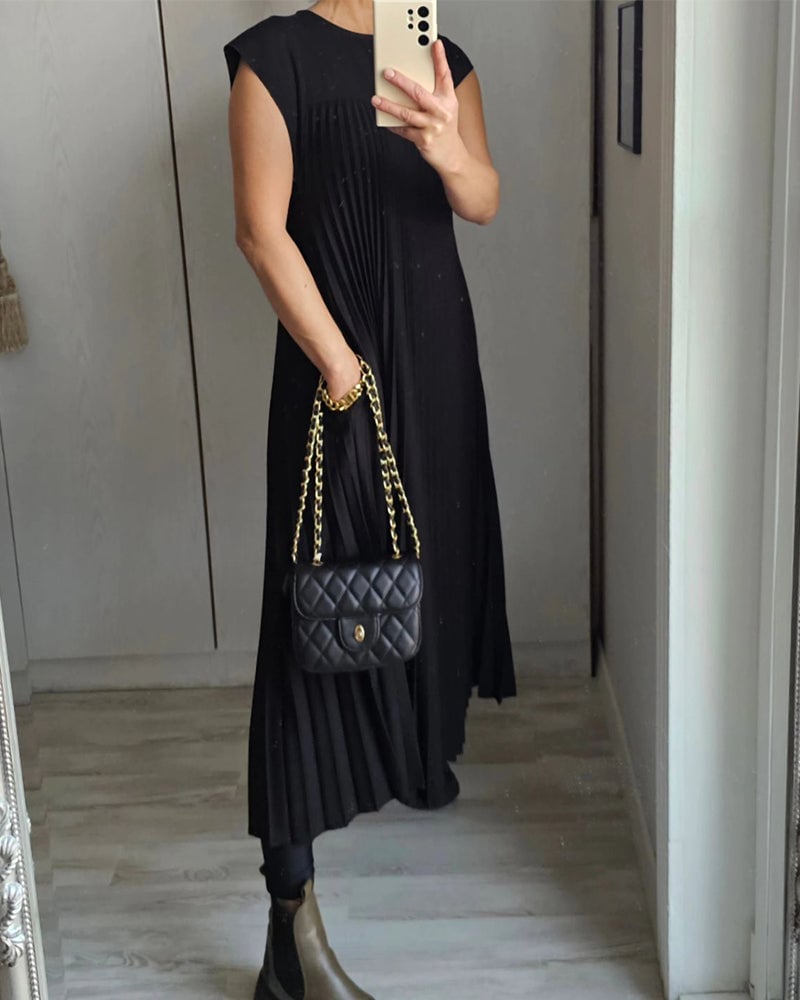 Grazia | Elegancka Sukienka Faldowana Bez Wysiłku