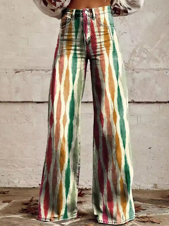 ISABELLA | SPODNIE W STYLU BOHO VINTAGE Z RETRO I WYRAFINOWANYM UROKIEM