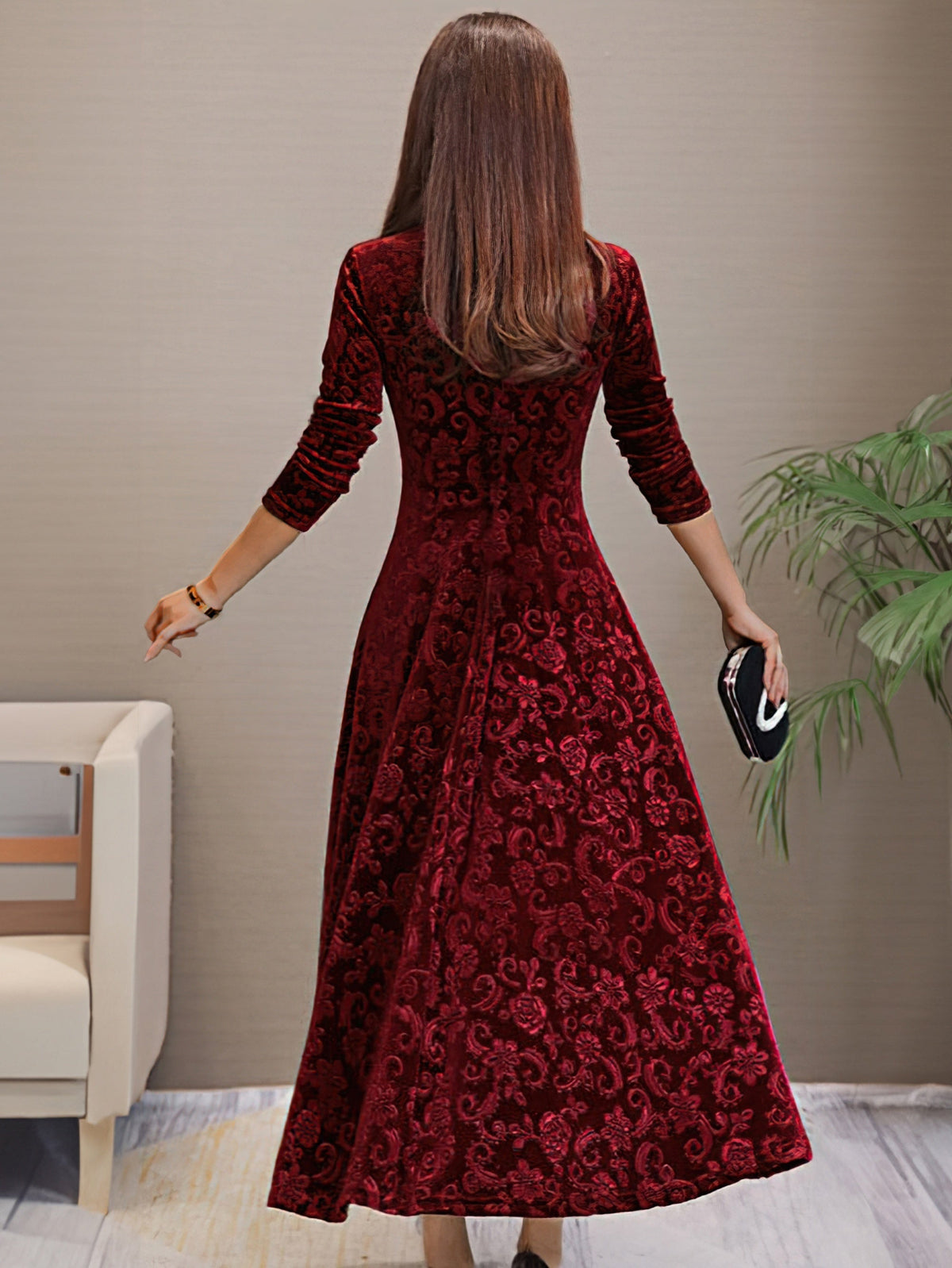 Denise | Sukienka Velvet Elegance