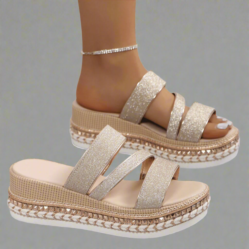 HELGA | BEQUEME KEILSANDALEN AUS HOCHWERTIGEM MATERIAL