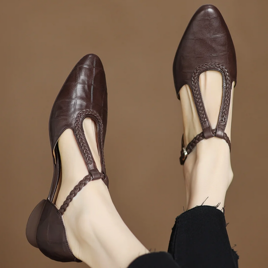 Skórzane Mary Janes