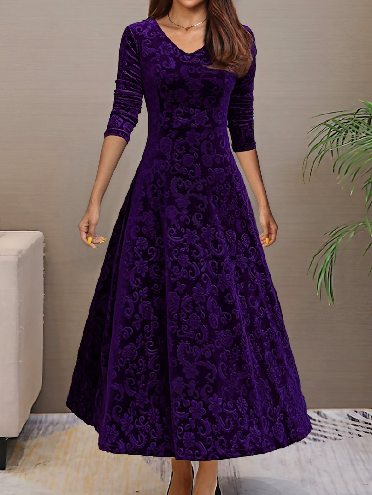 Denise | Sukienka Velvet Elegance