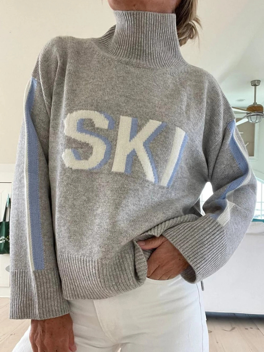 Amanda | Retro Ski Golf Pullover