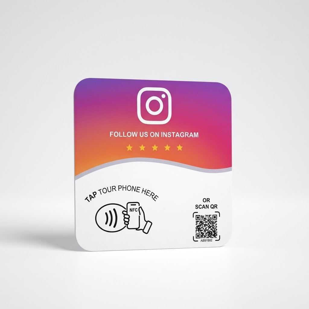 Instagram Review Card Liggend
