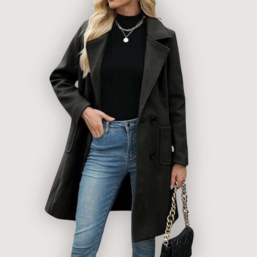 RAELYN – ELEGANCKI DŁUGI PŁASZCZ