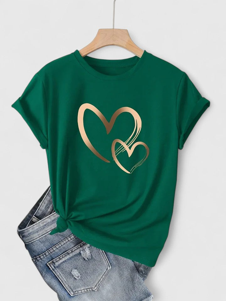 Ivanelle | Bequemes T-Shirt mit kurzen Ärmeln