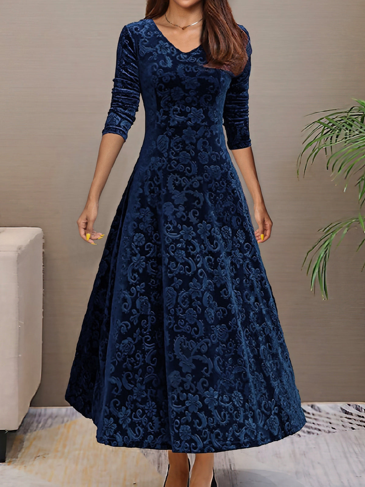 Denise | Sukienka Velvet Elegance