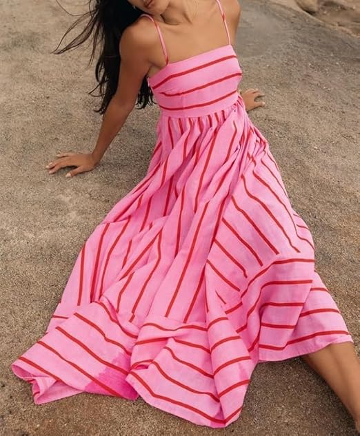 ROSA - Sukienka maxi Sunset Vibes