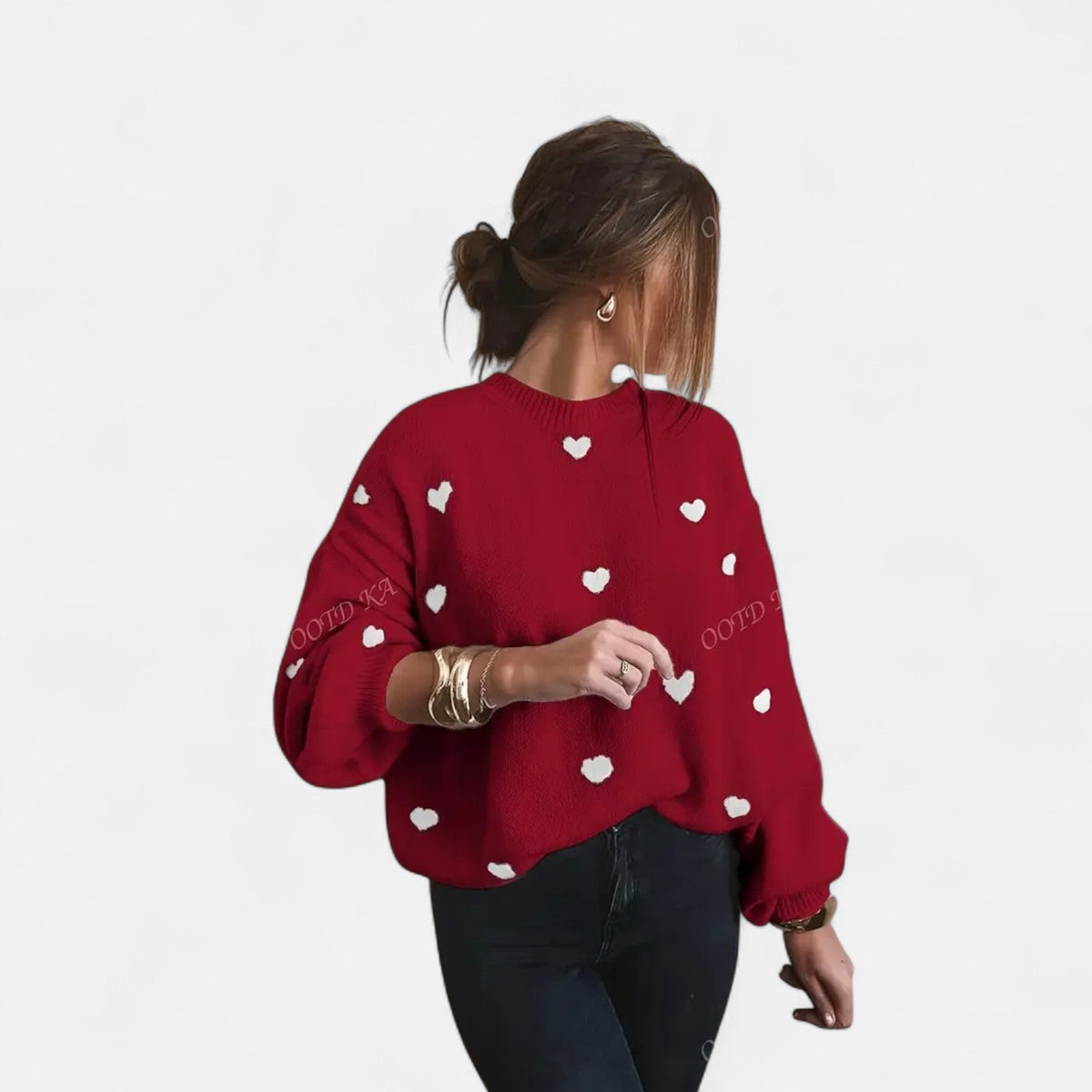 Sweter Wełniany Isla Hearts