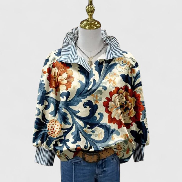 Therese | Geblümte Bluse