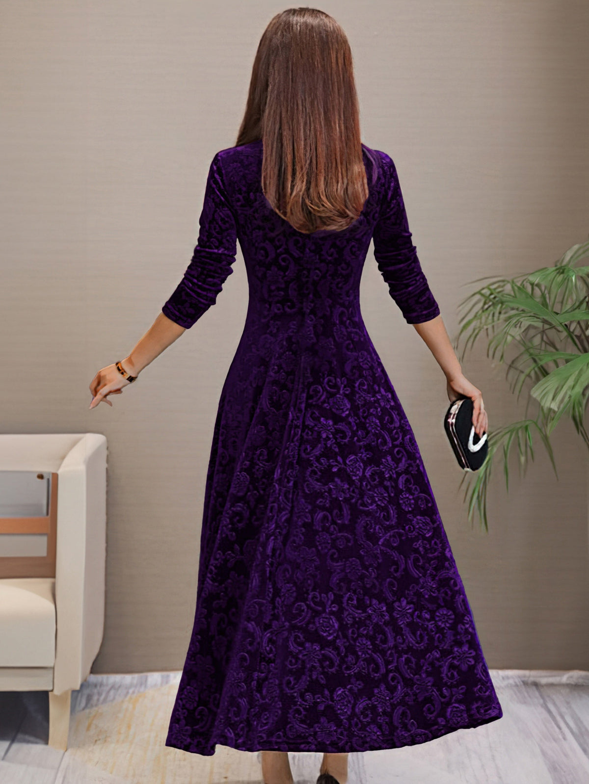 Denise | Sukienka Velvet Elegance
