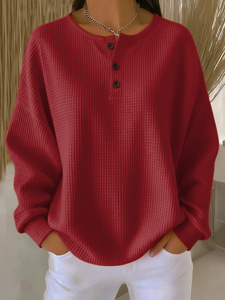 Anne | Sweter casualowy z kołnierzykiem