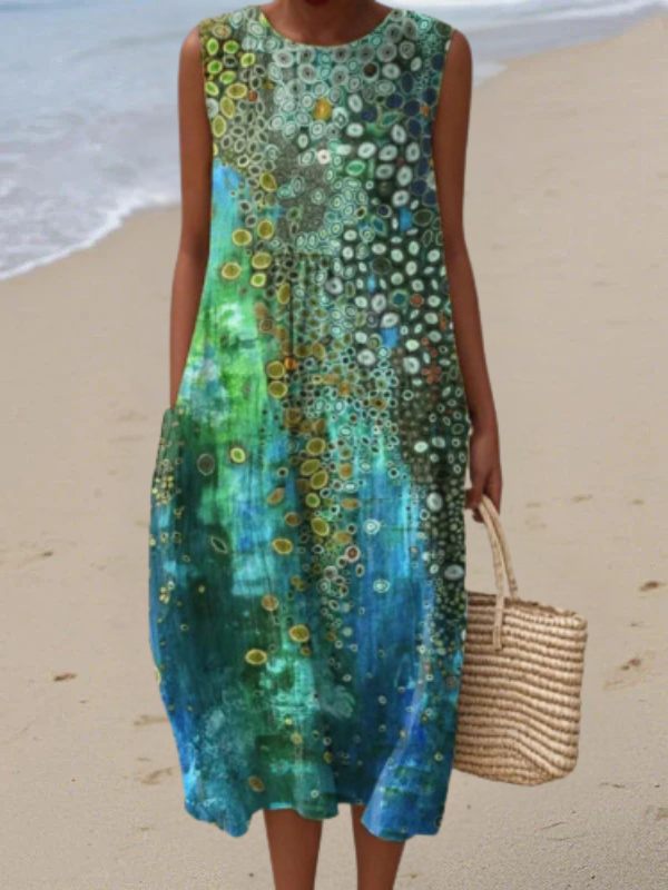 Zara™ Sukienka Midi Reef