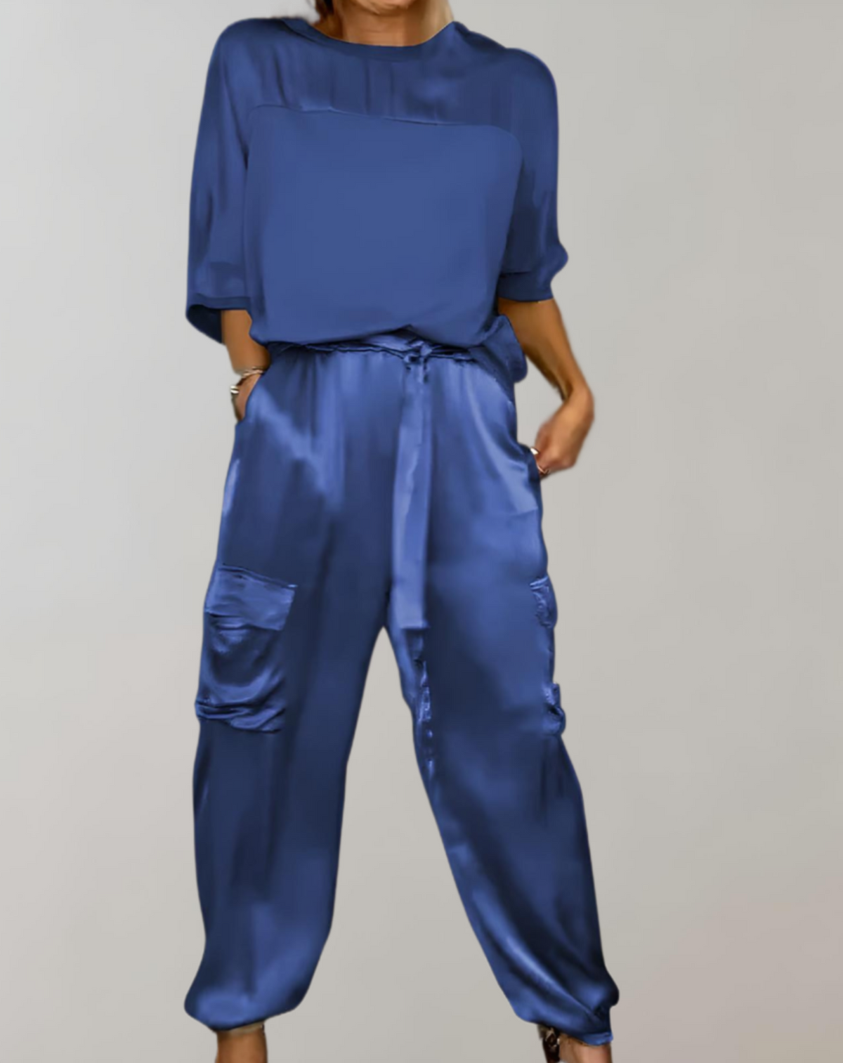 DYLAN | SATIN LOUNGE-CARGO-SET