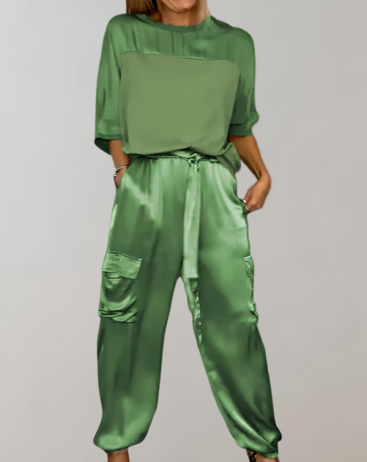 DYLAN | SATIN LOUNGE-CARGO-SET