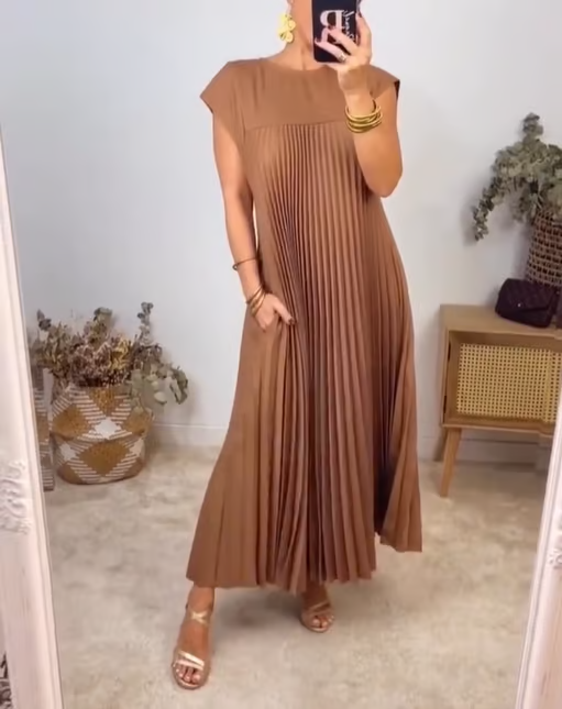 Grazia | Elegancka Sukienka Faldowana Bez Wysiłku