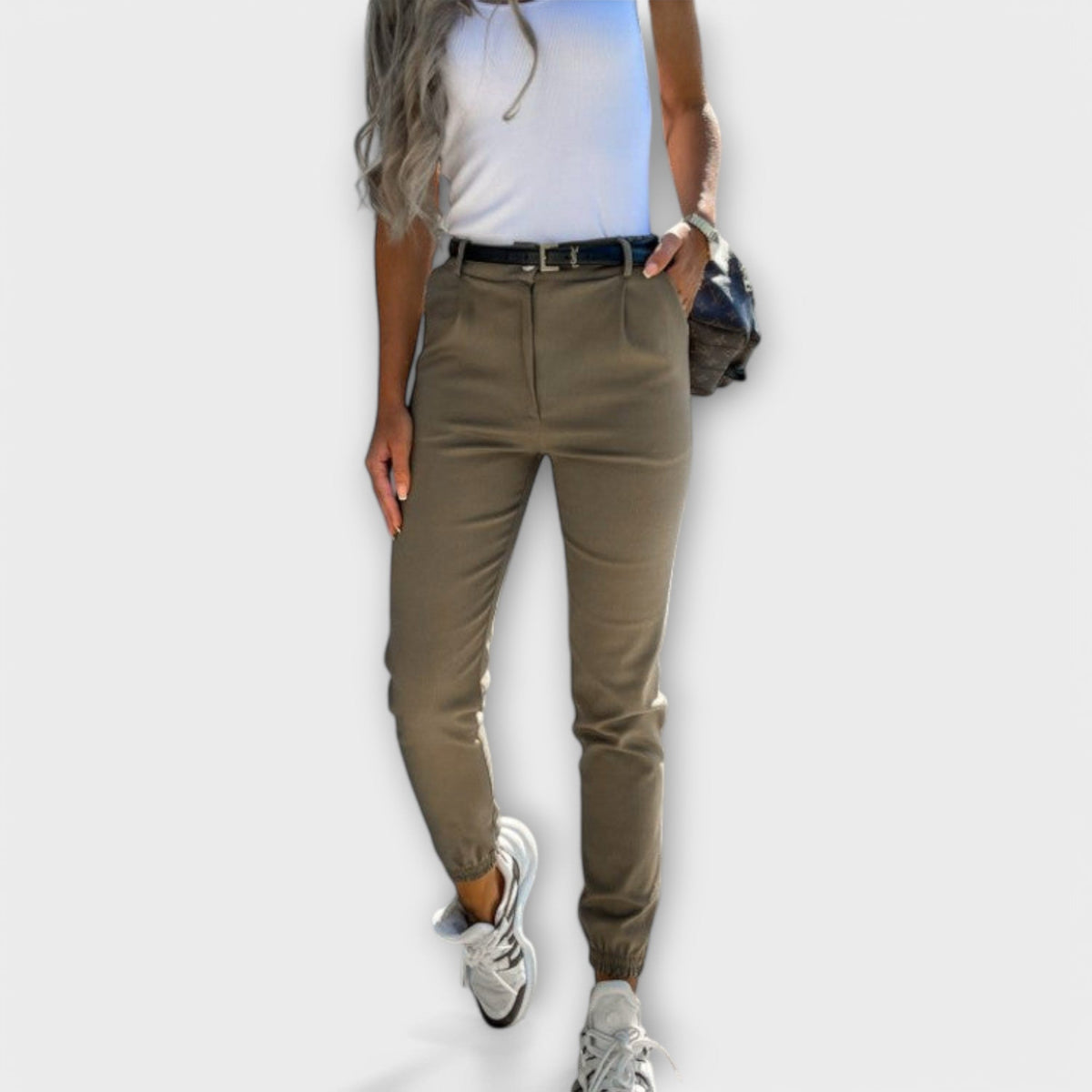 Melania - Spodnie Damskie Stretch