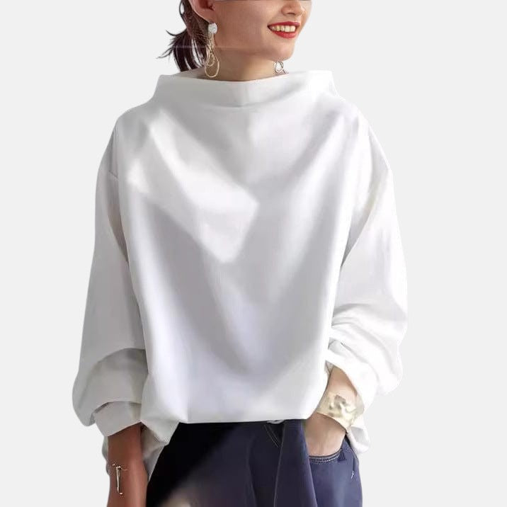Gabriella™ | Elegancki Sweter z Wysokim Kołnierzem