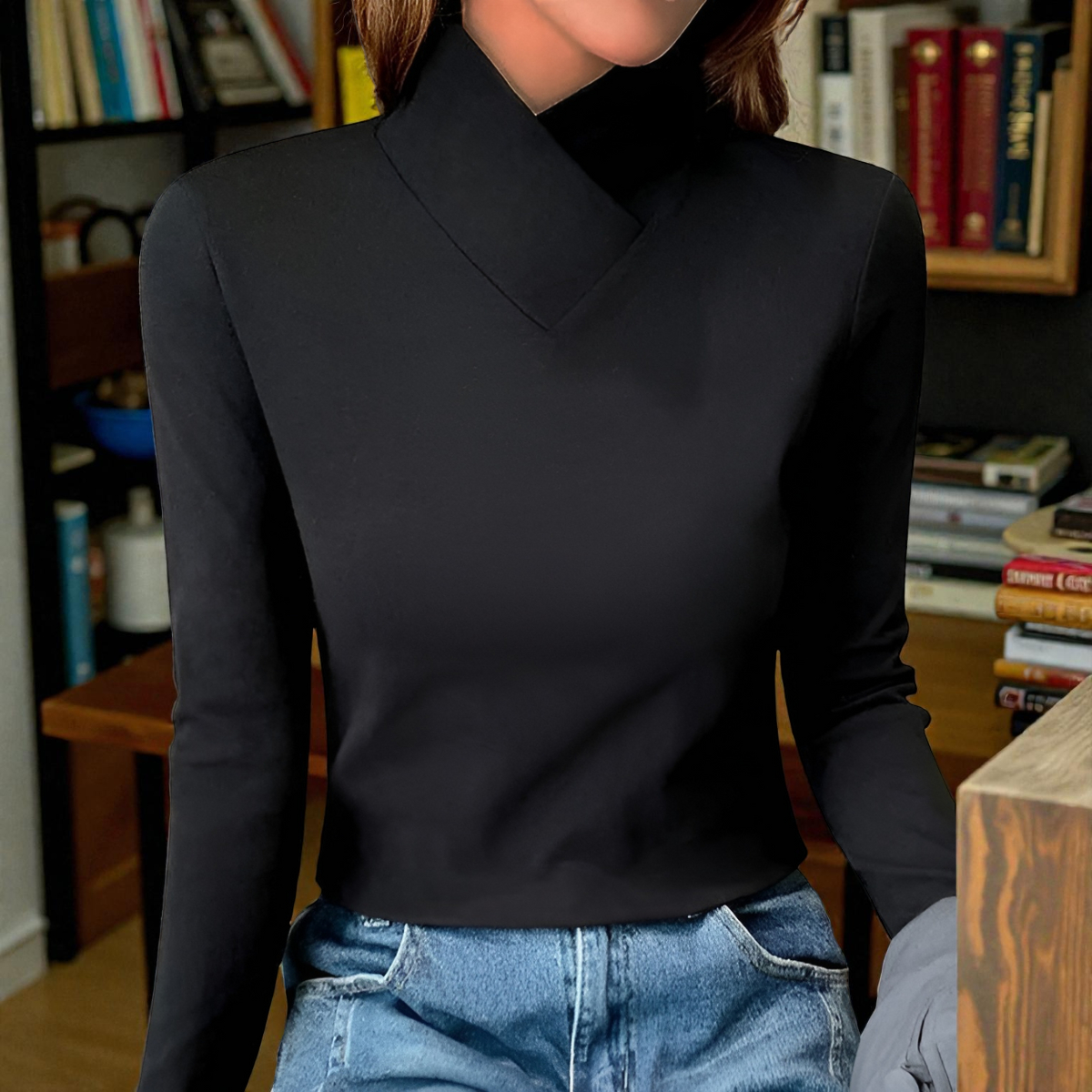 Lynova™ | Elegancki Sweter z Golfem