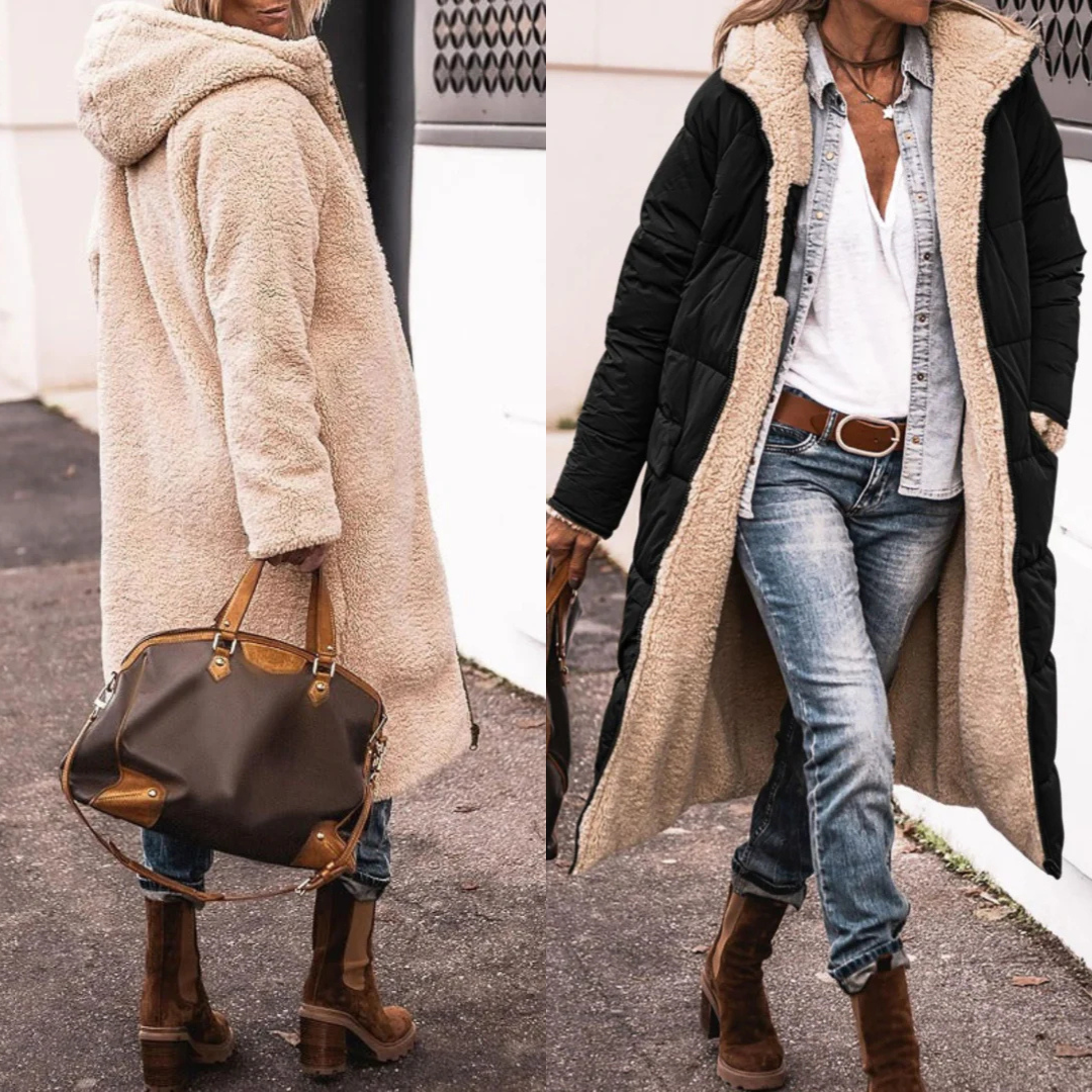 Sophia™ - Elegancki i Wygodny Odwracalny Płaszcz