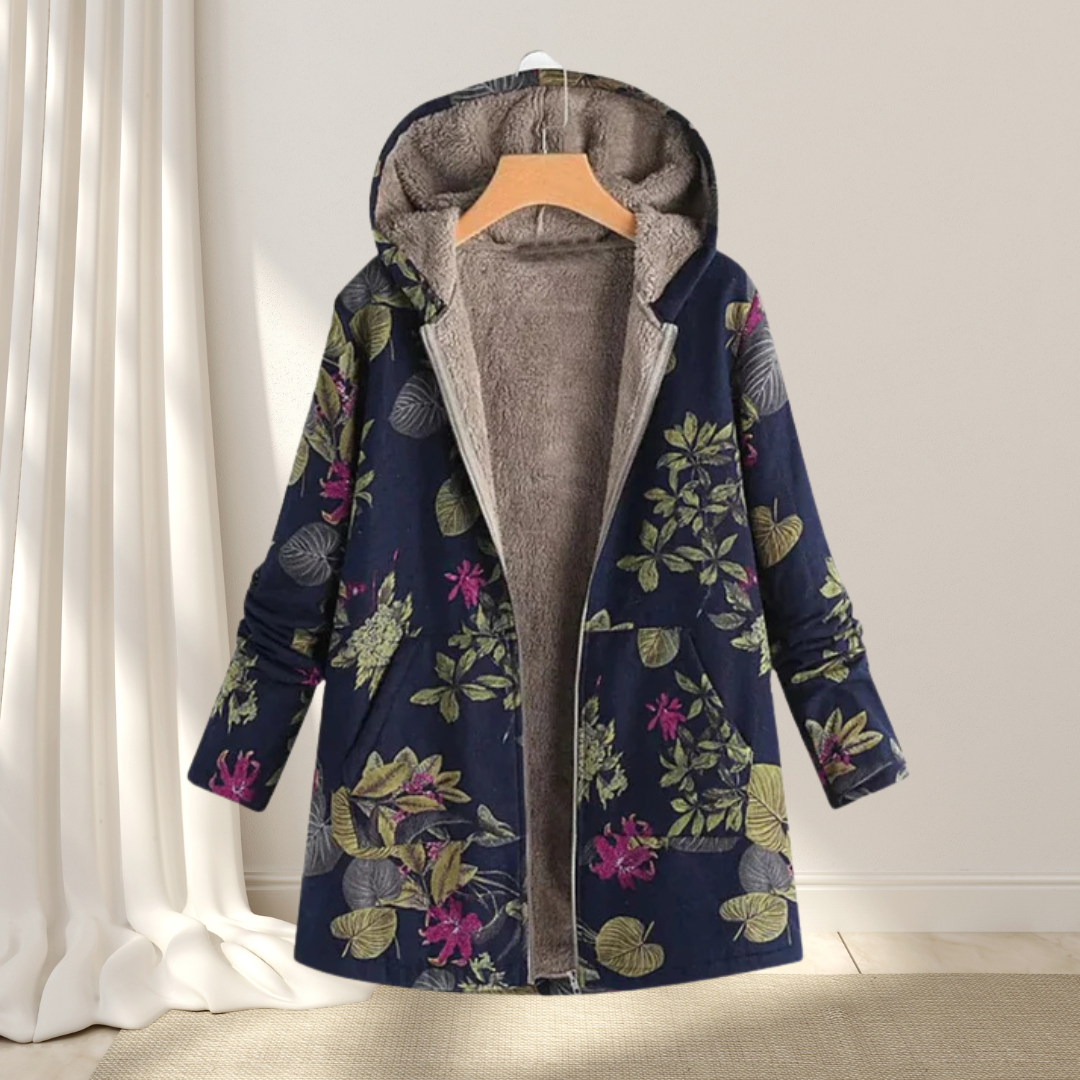 Fleural™ - Stylowa Kwiatowa Fleecejacka