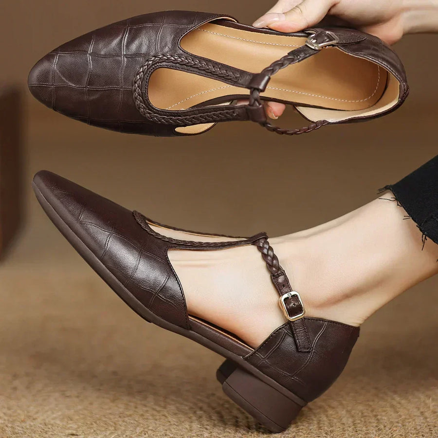 Skórzane Mary Janes