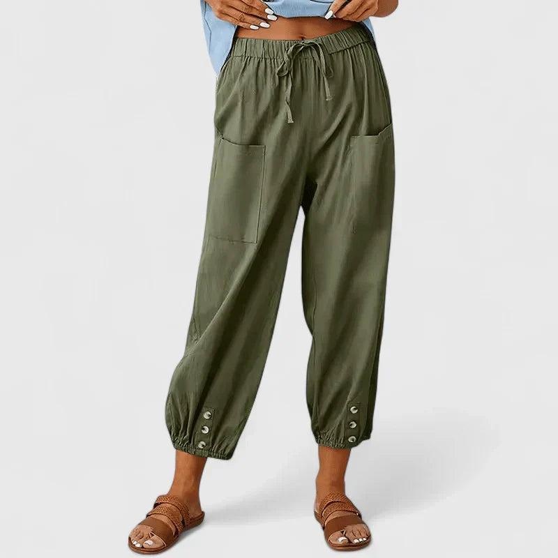 Jolie | Raffinierte Hose mit weitem Bein