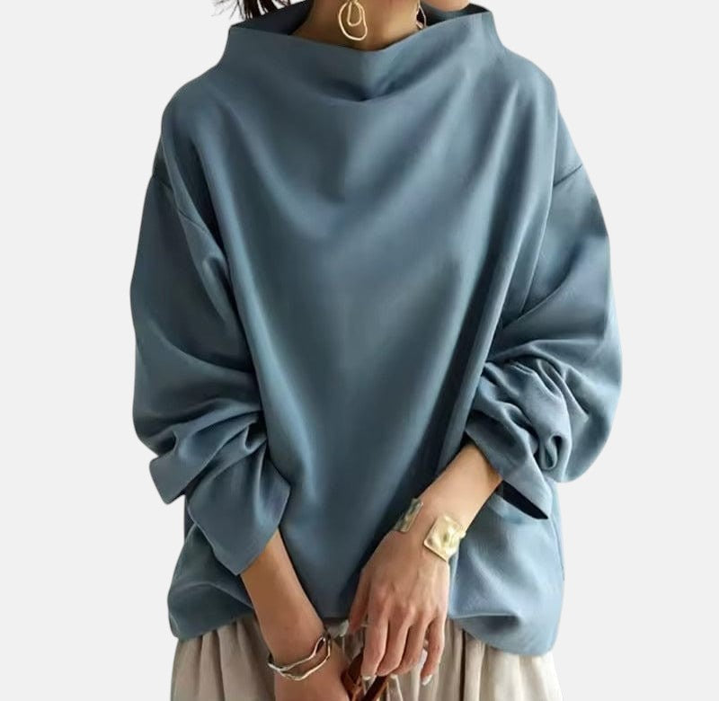 Gabriella™ | Elegancki Sweter z Wysokim Kołnierzem