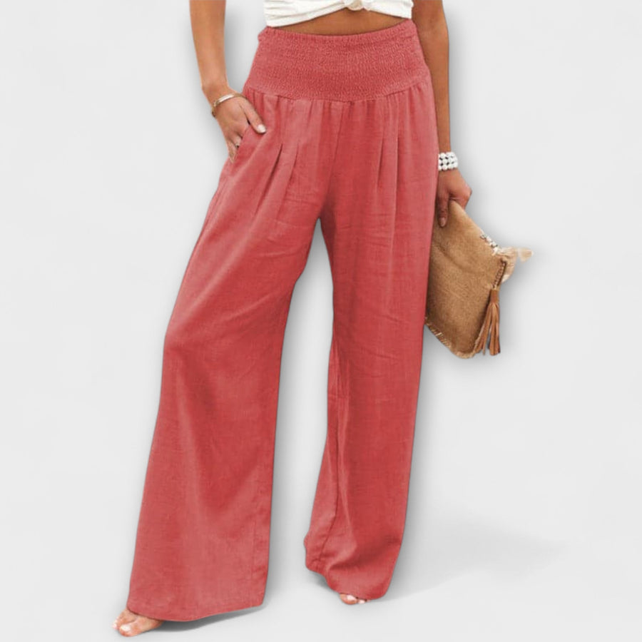 Thearya - Szerokie Spodnie Casual