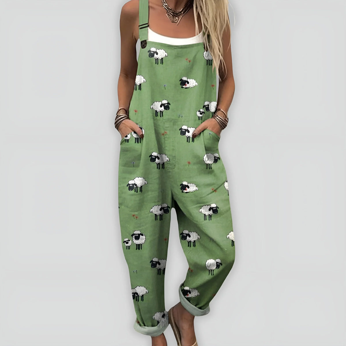 ANJA™ – STYLOWY KOMBINEZON O LUŹNYM KROJU