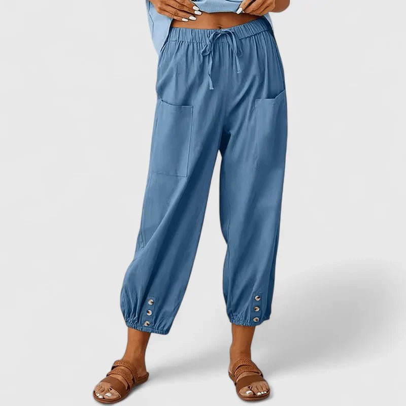 Jolie | Raffinierte Hose mit weitem Bein