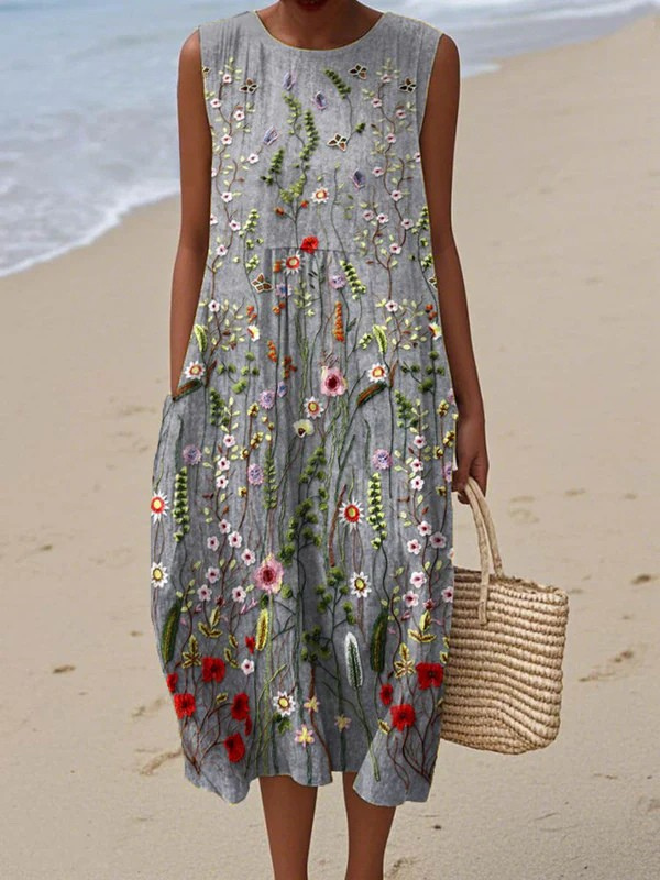 Sukienka Midi Cara™ Wildflower