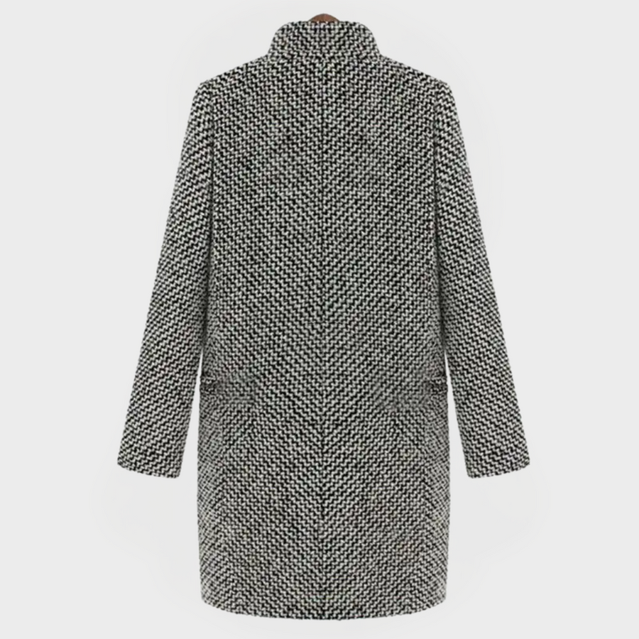 CHELSEA™ | LONG CHECKERED COAT