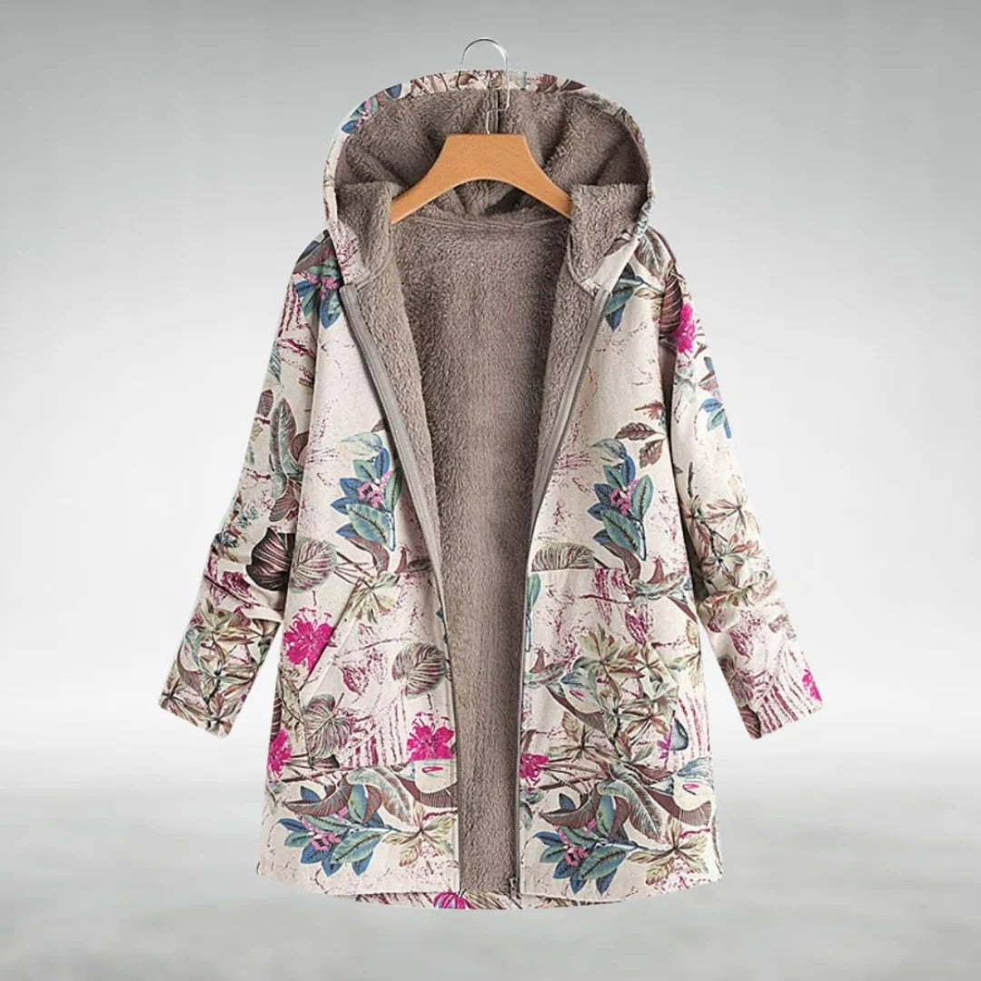Fleural™ - Stylowa Kwiatowa Fleecejacka