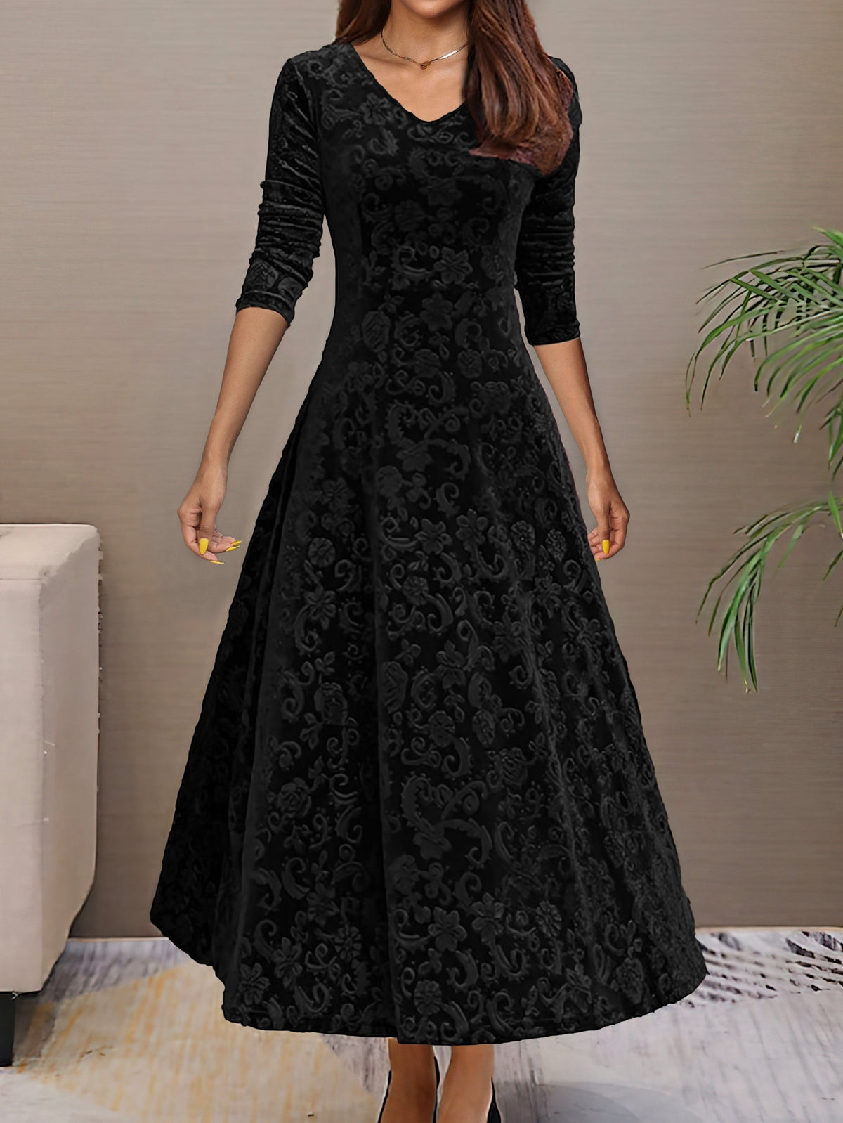 Denise | Sukienka Velvet Elegance