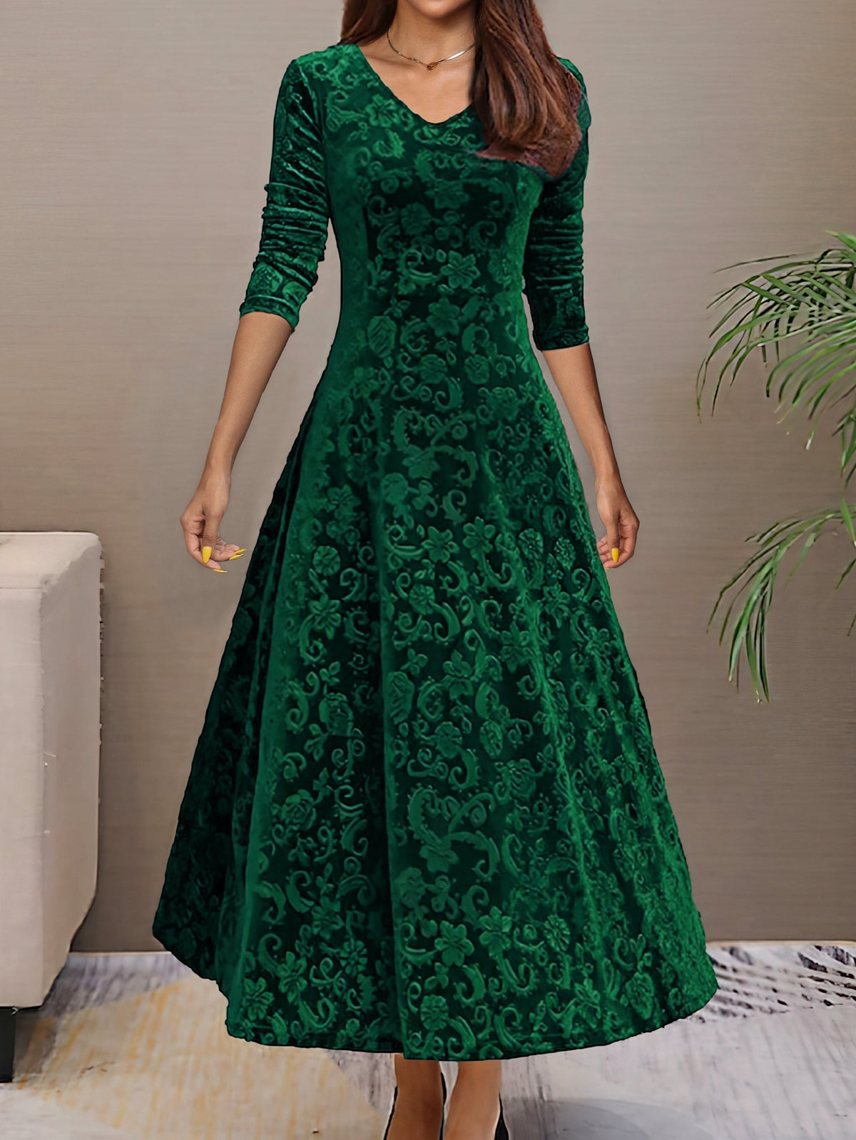 Denise | Sukienka Velvet Elegance