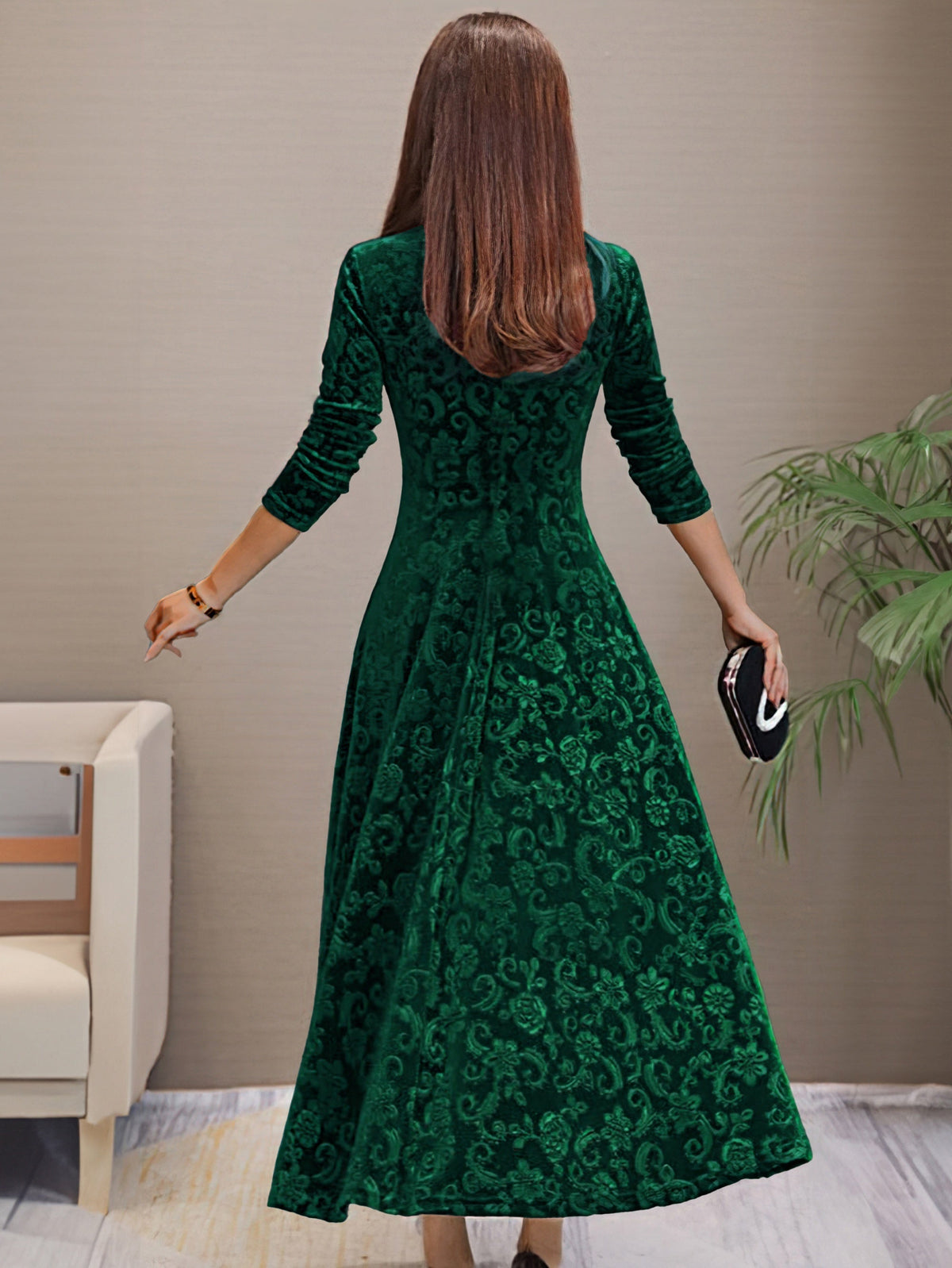 Denise | Sukienka Velvet Elegance