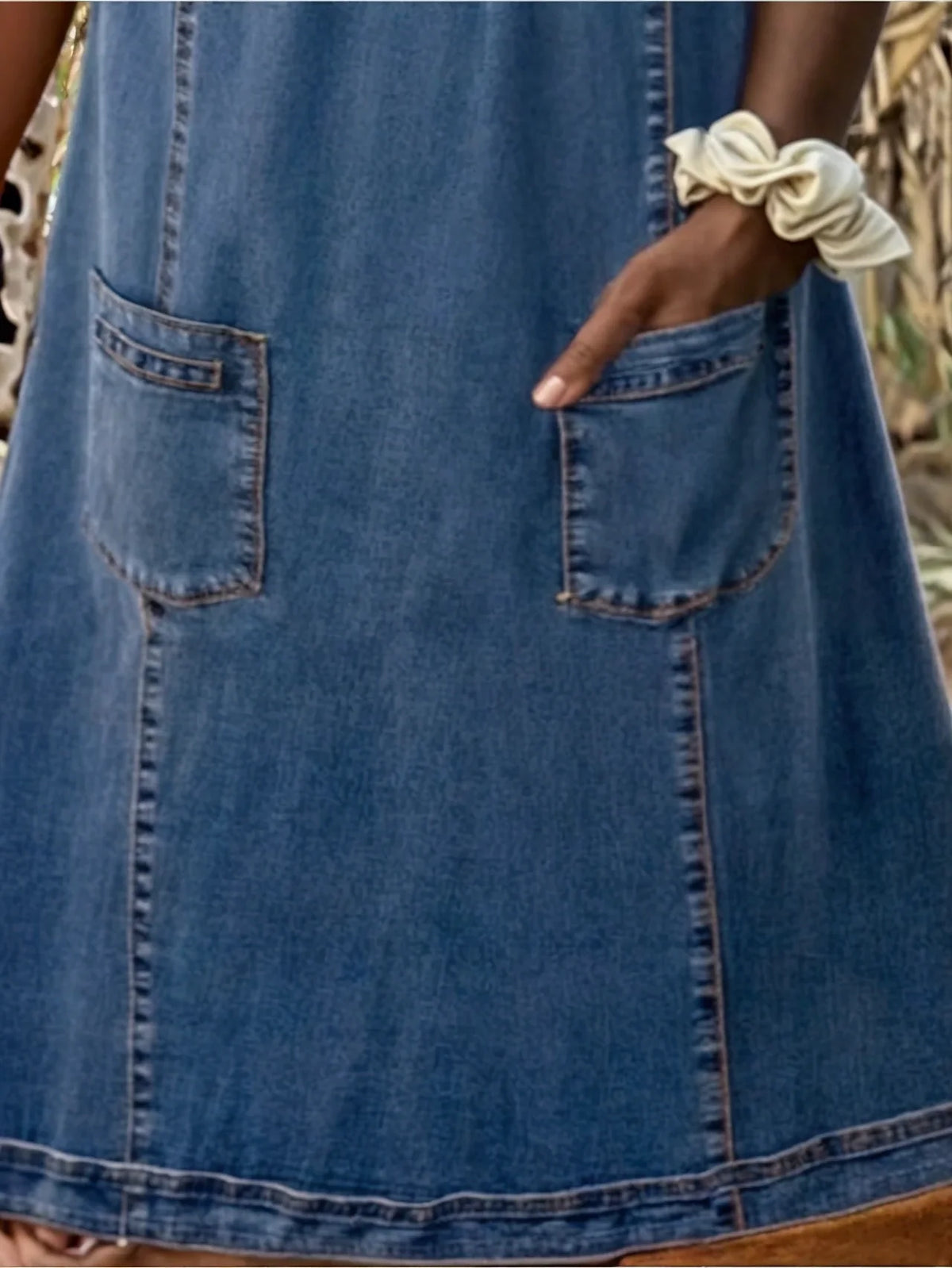 Sofia® | Blød Denim Kjole