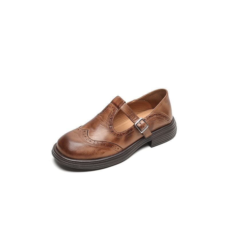 VELDA | ELEGANCKIE MARY JANES Z LEER