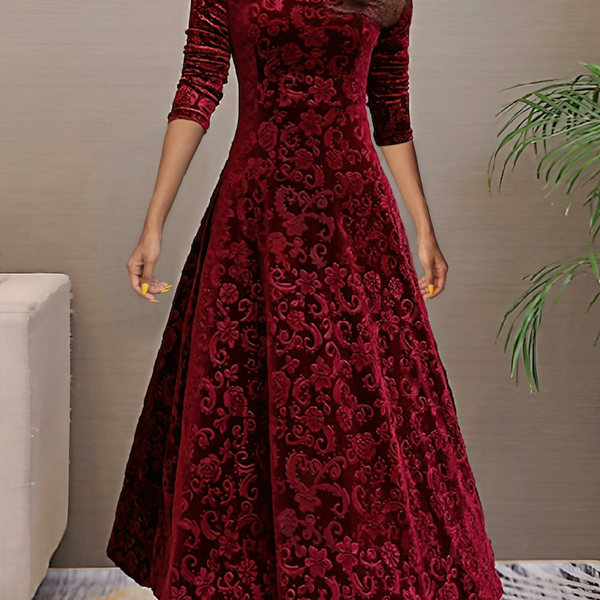 Denise | Sukienka Velvet Elegance