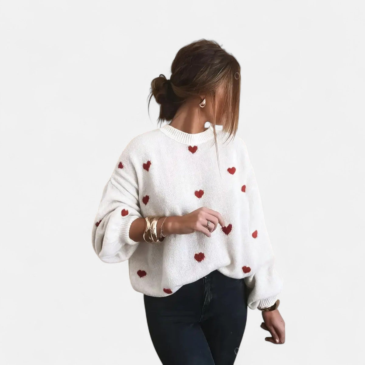 Sweter Wełniany Isla Hearts