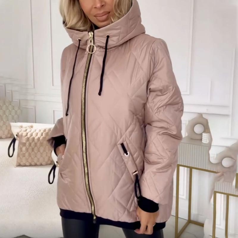 Frostique™ - Stylowa i Funkcjonalna Ciepła Kurtka